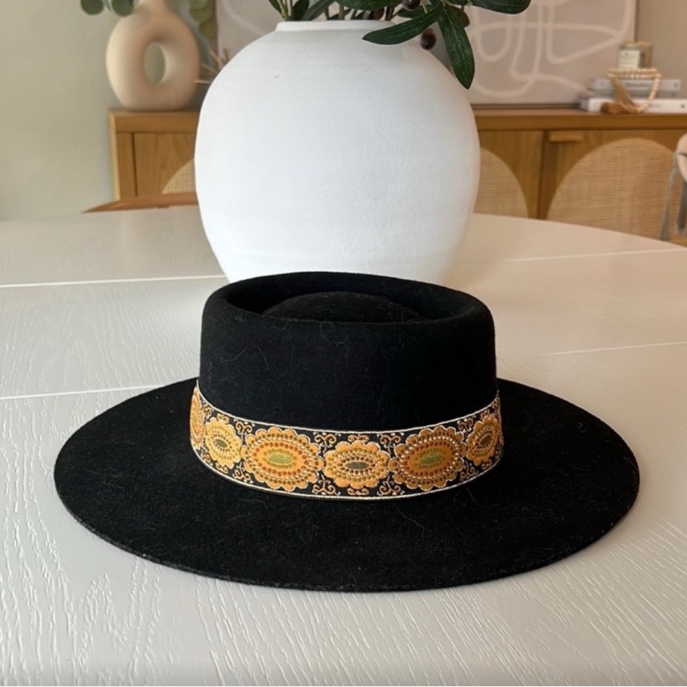 Lack of Color Lolita wool boater hat